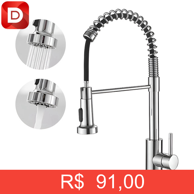 Foto do produto Torneira Monocomando Aço Inoxidável Cozinha