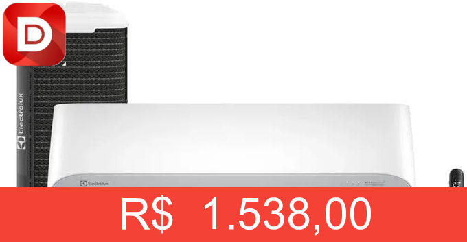 Foto do produto Ar-Condicionado Electrolux Split 12.000 BTUs Color Adapt Frio