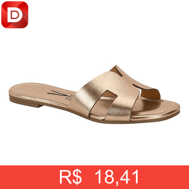 Foto do produto Sandália Rasteirinha Vizzano com Brilho