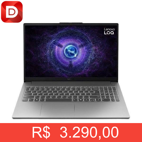 Foto do produto Notebook Gamer Lenovo LOQ
