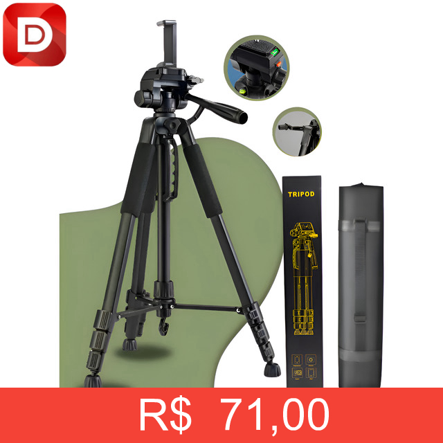 Foto do produto Tripé Câmera Profissional Canon