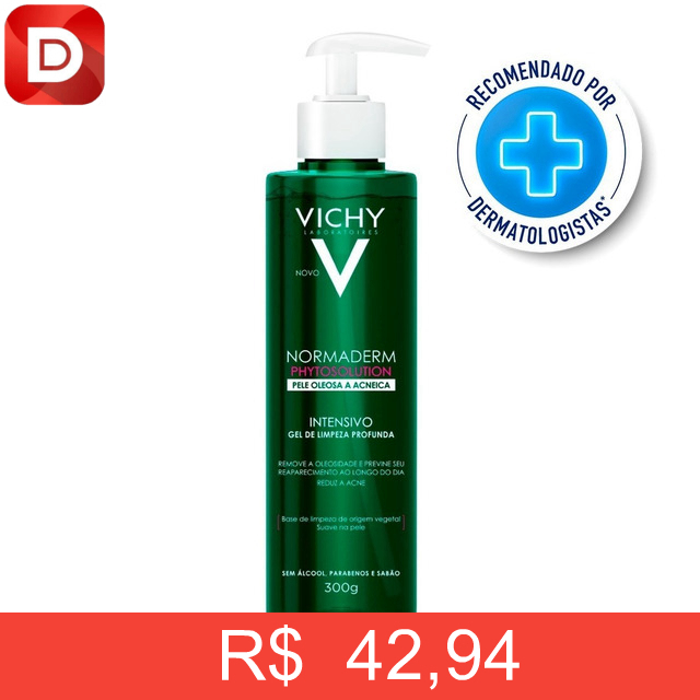 Foto do produto Gel de Limpeza Facial Intensivo Normaderm Phytosolution Vichy
