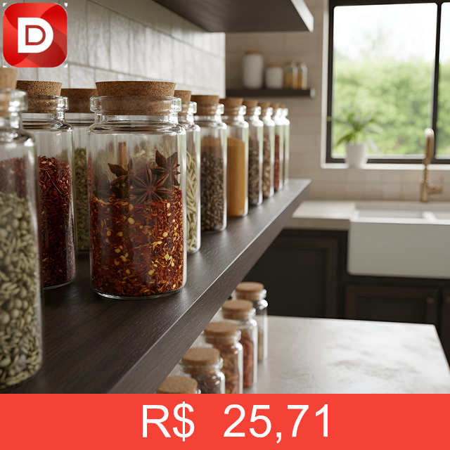 Foto do produto Frasco de Vidro