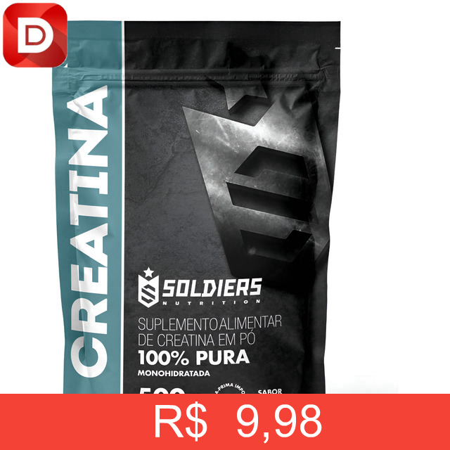 Foto do produto Creatina 100% Pura Soldiers Nutrition