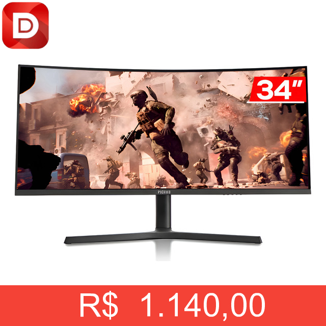 Foto do produto Monitor Gamer Pichau Nexus 34