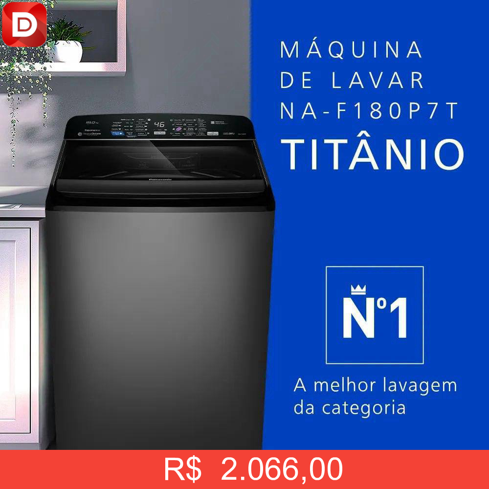 Foto do produto Panasonic Máquina de Lavar 18KG
