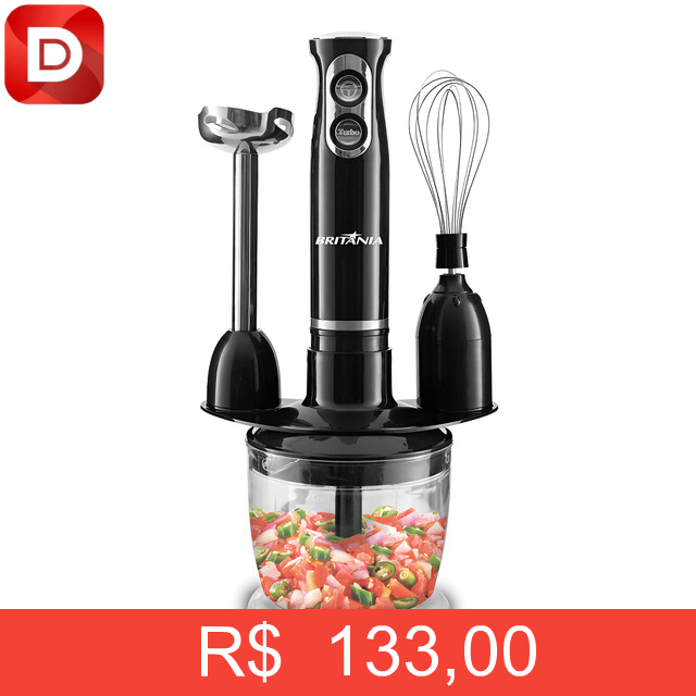 Foto do produto Mixer Britânia 3 Em 1 500w