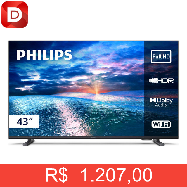 Foto do produto Smart TV Philips 43