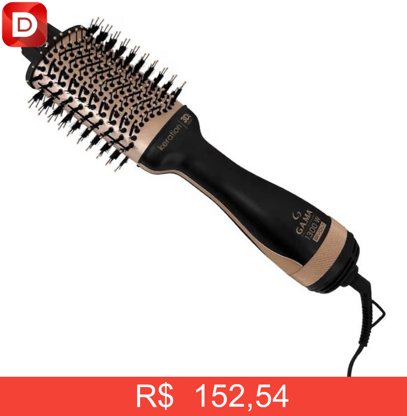 Foto do produto GA.MA ITALY Escova Secadora Stylish Keration Brush 3D