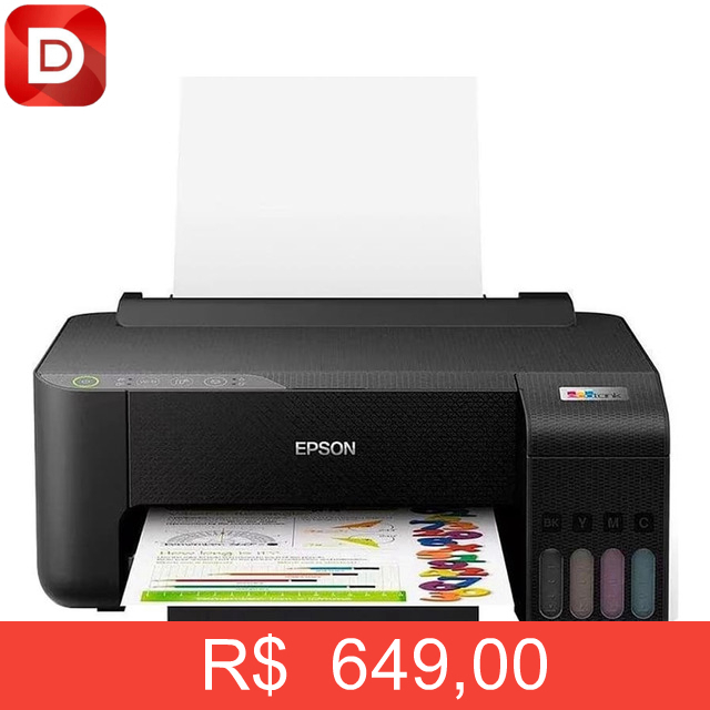 Foto do produto Impressora Tanque De Tinta Epson Ecotank L1250