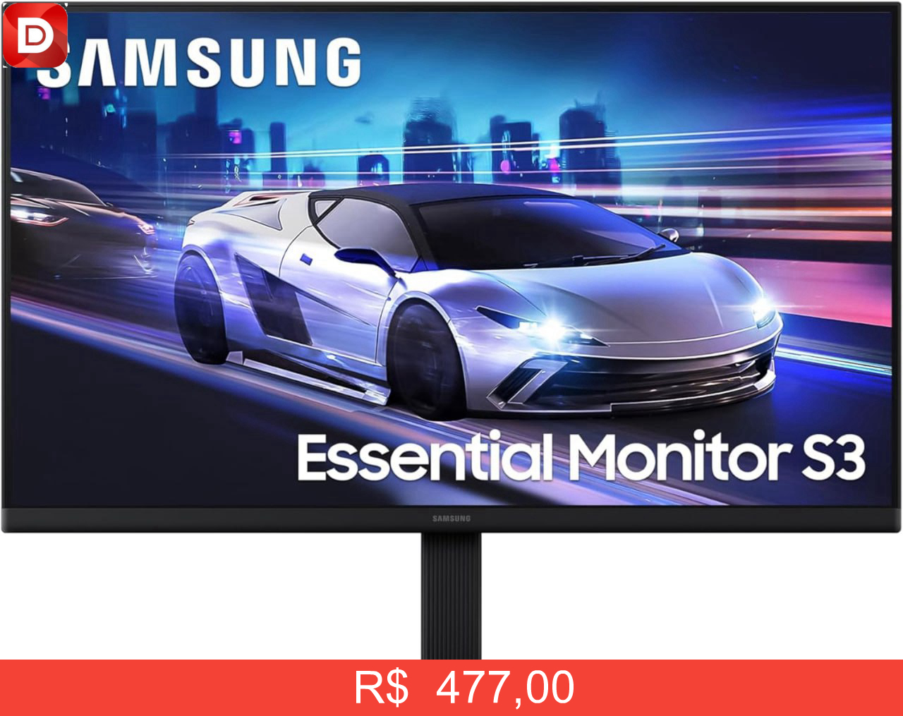 Foto do produto Monitor Gamer Samsung 24