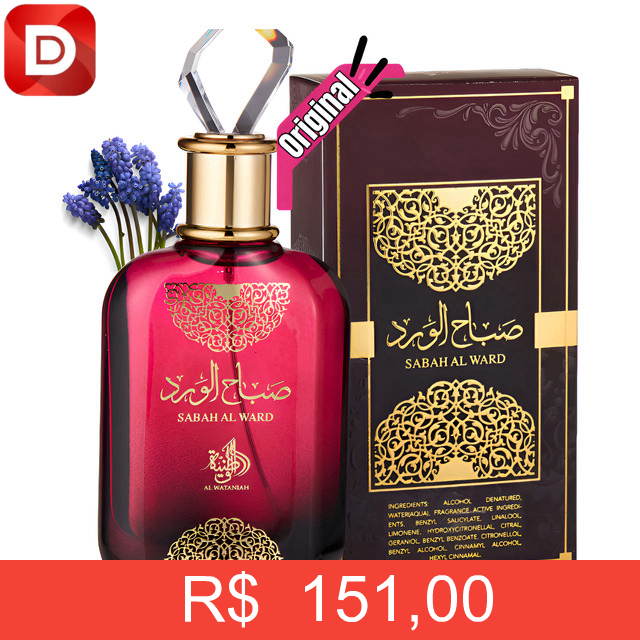 Foto do produto Perfume Árabe Feminino Al Wataniah Sabah Al Ward EDP