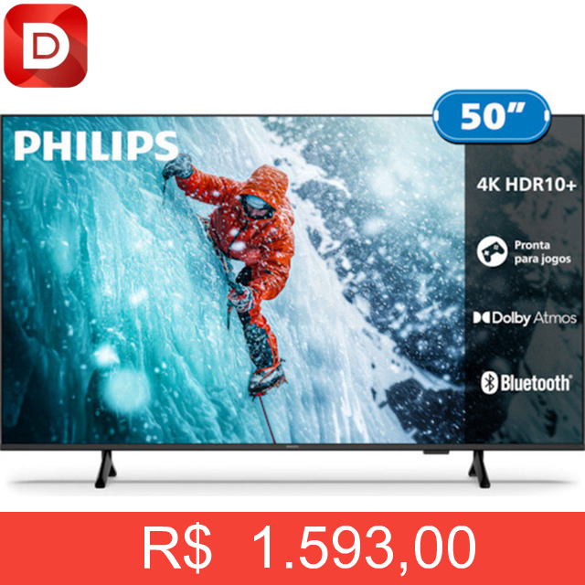 Foto do produto Smart Tv Philips 50pug7300/78