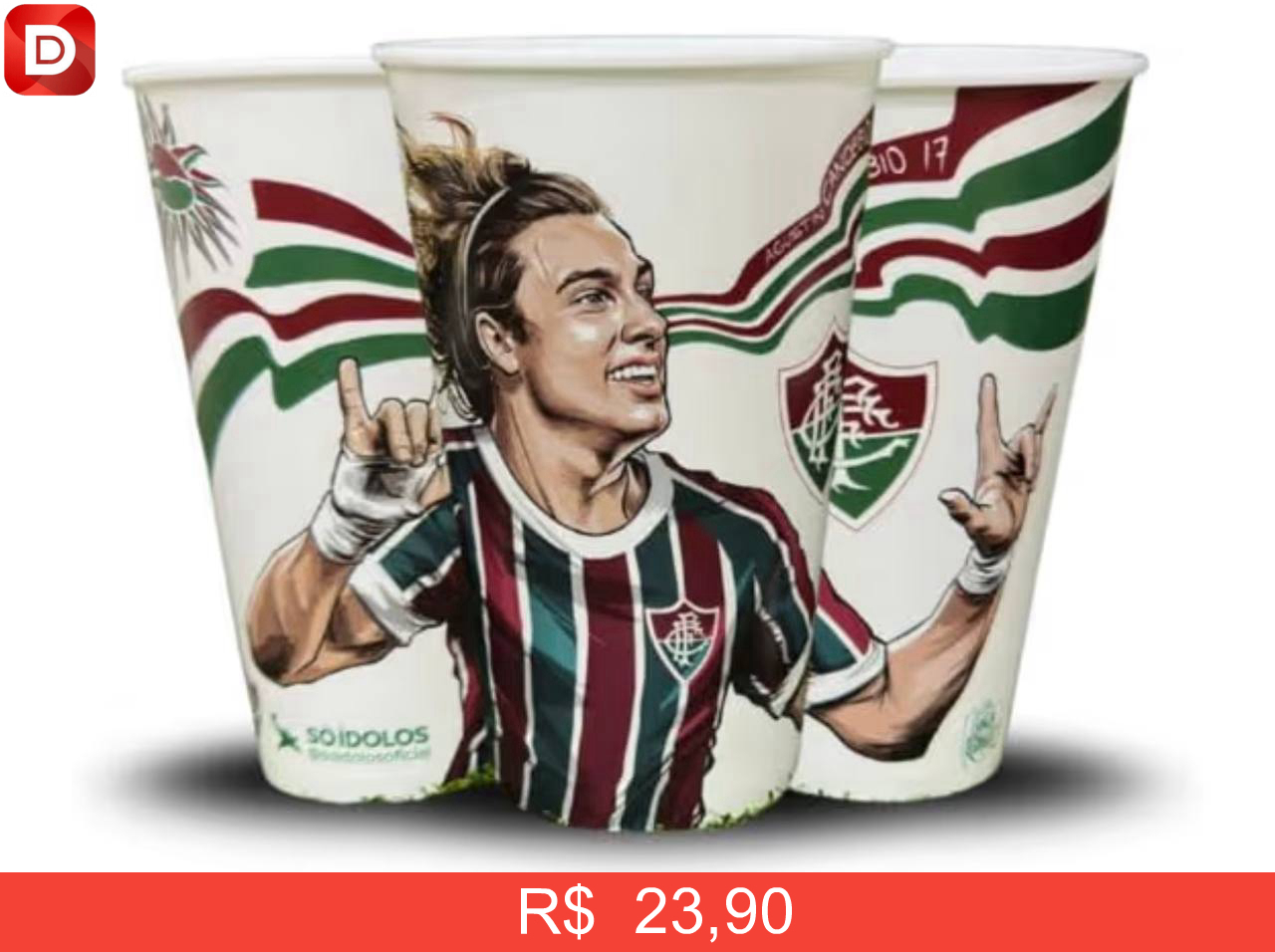 Foto do produto Copo do Fluminense Oficial Agustín Canobbio