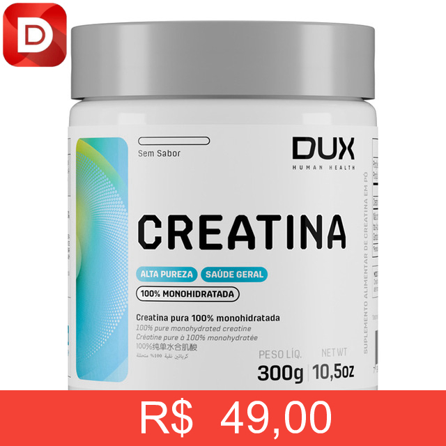 Foto do produto Creatina 100% Pura Dux Nutrition