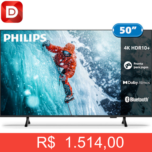 Foto do produto Smart TV Philips 50