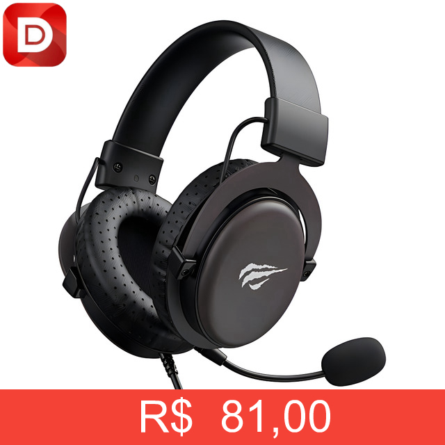 Foto do produto Fone de Ouvido Gamer Headset Havit H2015d