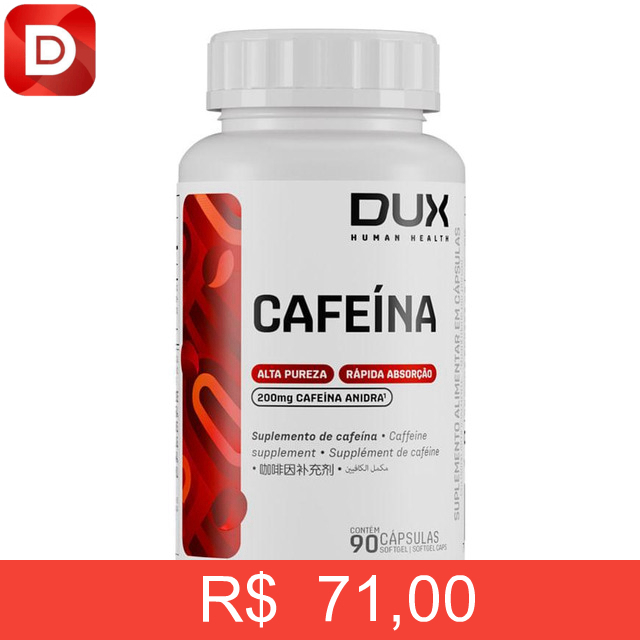 Foto do produto Cafeína Dux Nutrition