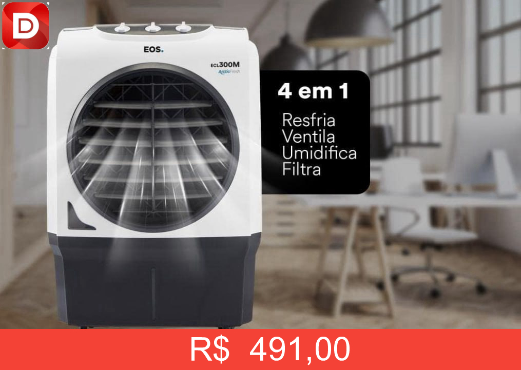 Foto do produto Climatizador De Ar Profissional Eos Ecl300m Pro