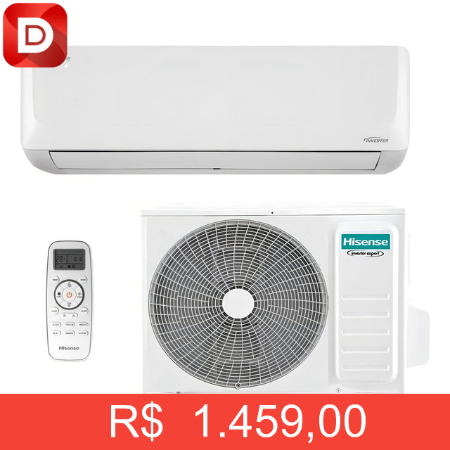Foto do produto Ar Condicionado Split Hi Wall Hisense Connect Inverter