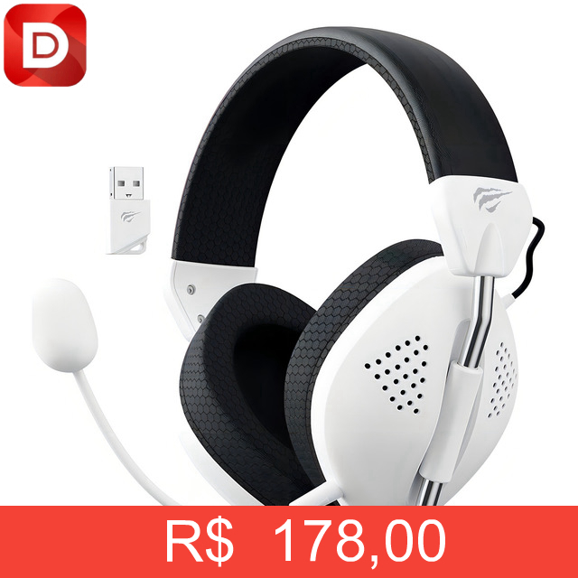 Foto do produto Headset Gamer Sem Fio Havit Fuxi H3