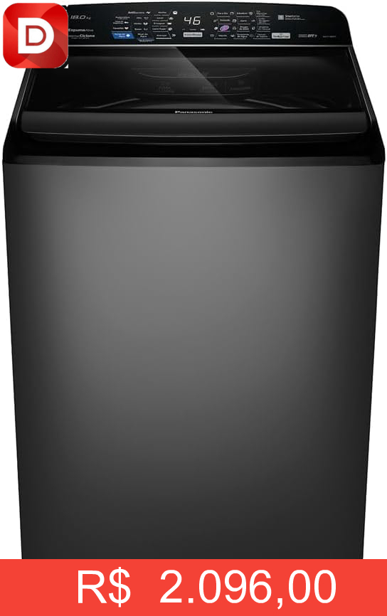 Foto do produto Panasonic Máquina de Lavar