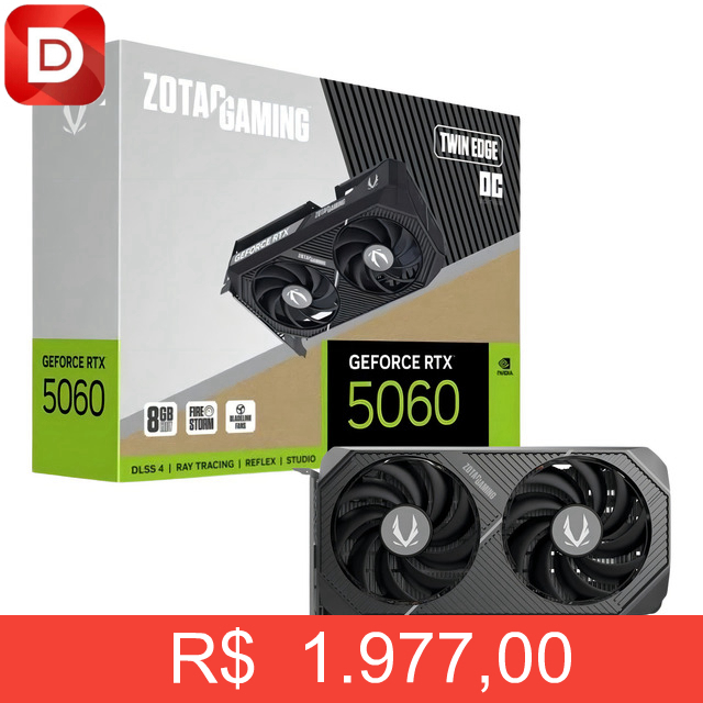 Foto do produto Zotac Gaming RTX 5060