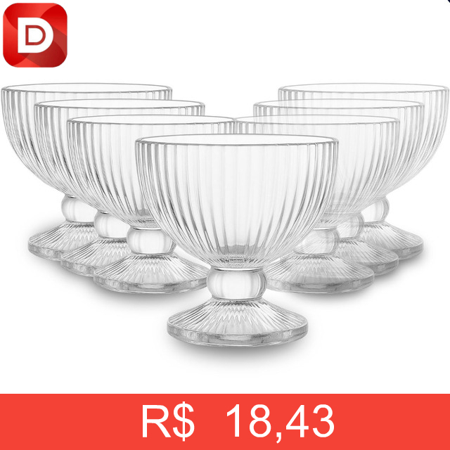 Foto do produto Jogo De Sobremesa Tigela Bowl