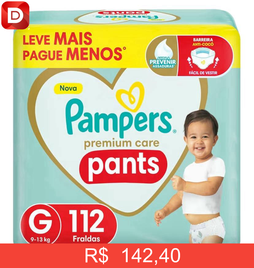 Foto do produto Fralda Pampers Premium Care Pants
