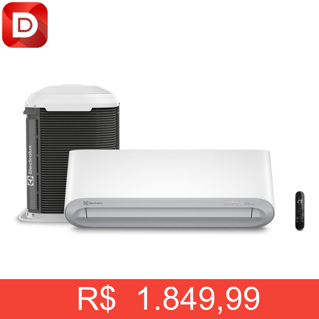 Foto do produto Ar-Condicionado Electrolux Split 12.000 BTUs Color Adapt
