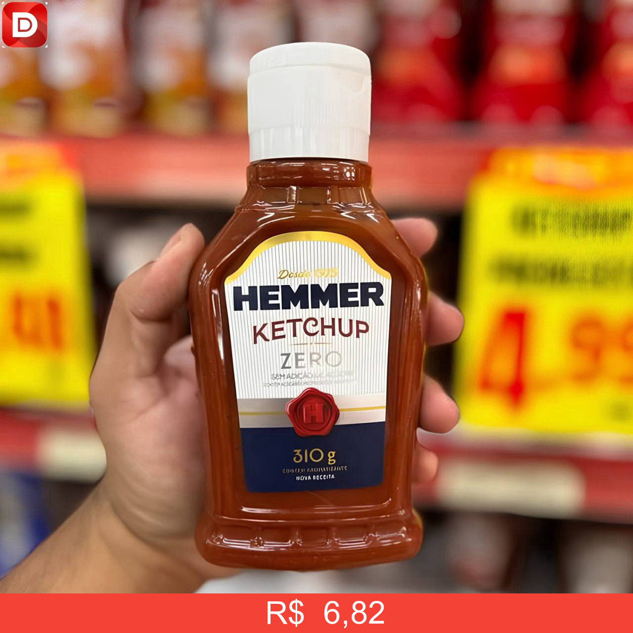 Foto do produto Hemmer Ketchup Zero