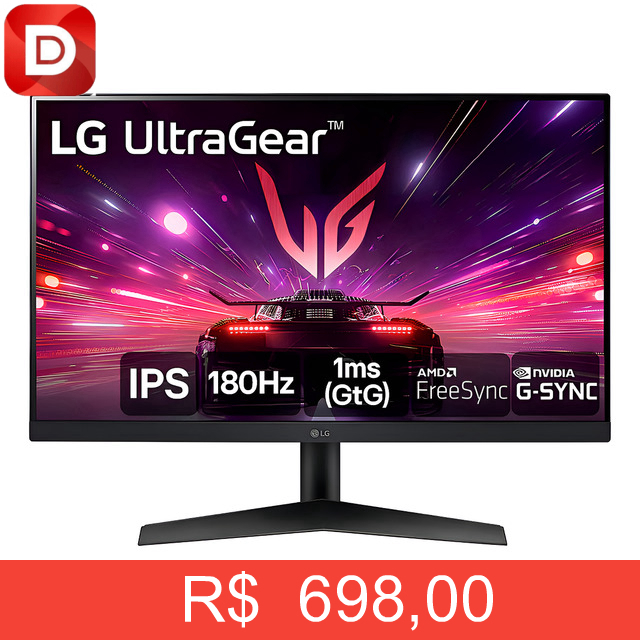 Foto do produto Monitor Gamer LG Ultragear 24