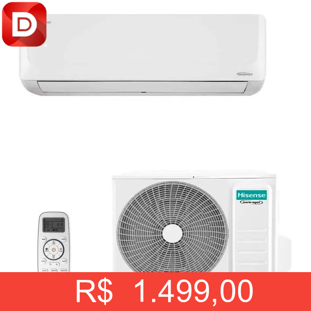 Foto do produto Ar Condicionado Split Hi Wall Hisense Connect Inverter