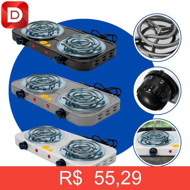 Foto do produto Fogão Cooktop Fogareiro Elétrico