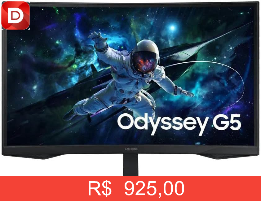 Foto do produto Monitor Gamer Samsung Odyssey G5 27