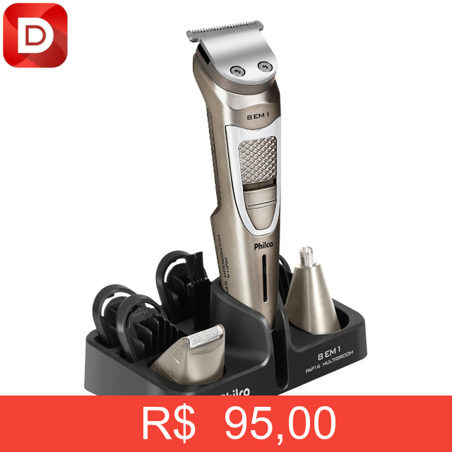 Foto do produto Aparador de Pelos Philco Multigroom 8 Em 1