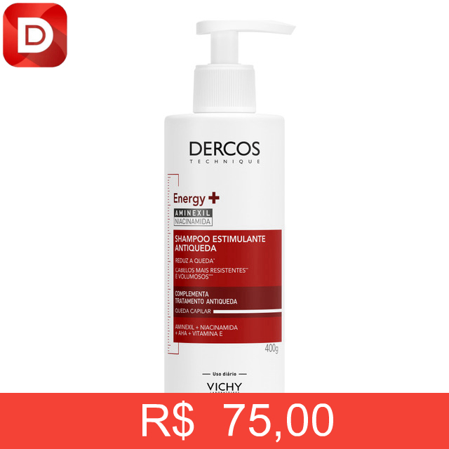 Foto do produto Shampoo Dercos Energy Antiqueda