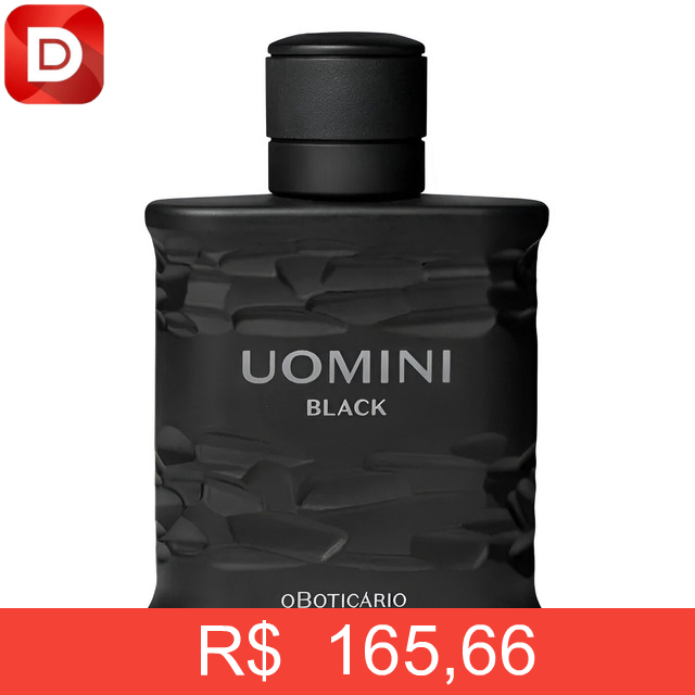Foto do produto Uomini Black Desodorante Colônia