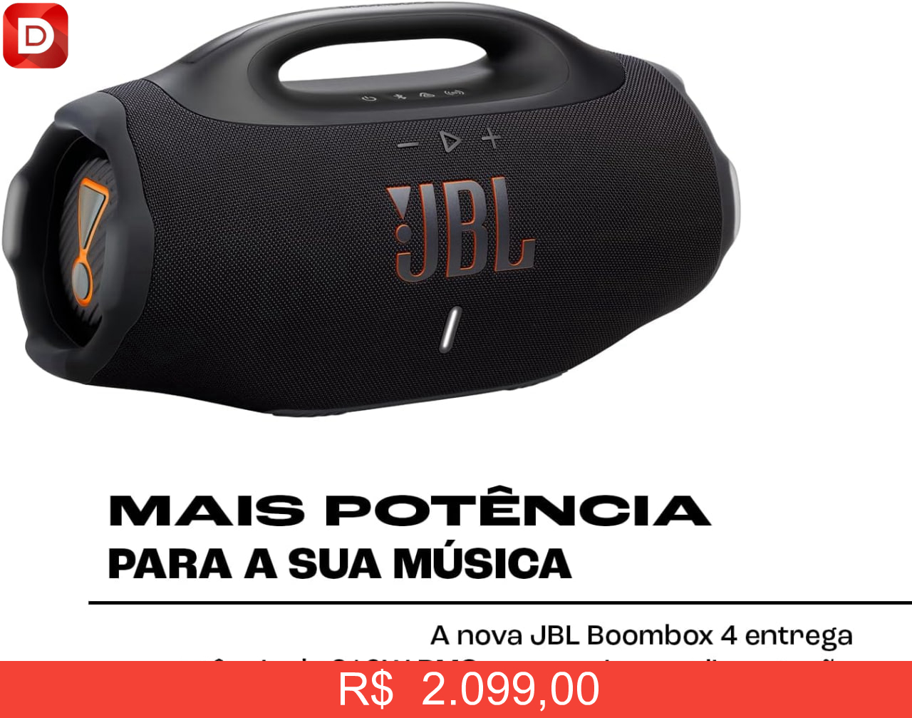 Foto do produto Caixa de Som JBL Boombox 4