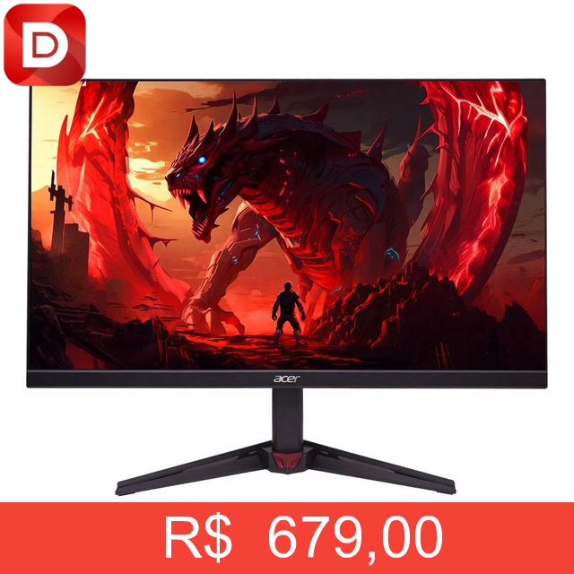 Foto do produto Monitor Gamer Acer Nitro 23.8 Fhd Led 200hz 1ms