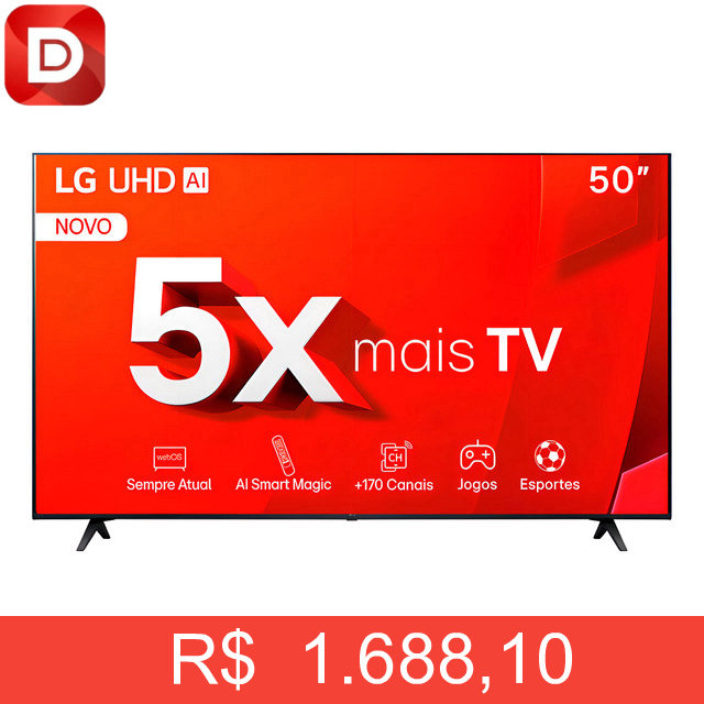 Foto do produto Smart TV LG 50