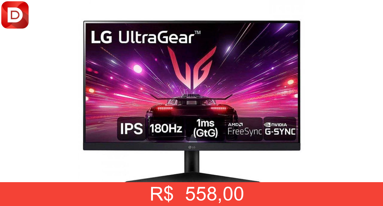 Foto do produto Monitor Gamer LG UltraGear 24