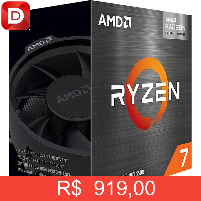 Foto do produto Processador AMD Ryzen 7 5700G