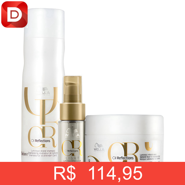 Foto do produto Kit Wella Professionals Oil Reflections Trio