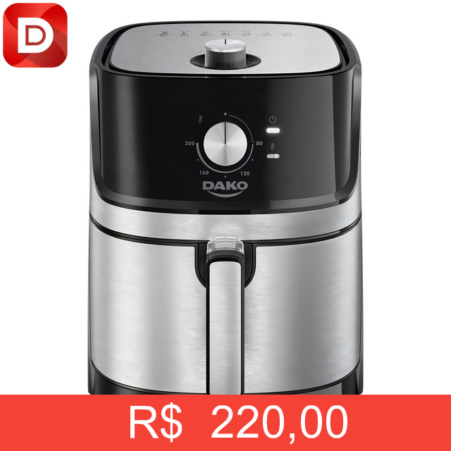 Foto do produto Air Fryer Dako 5L 1700w 127v