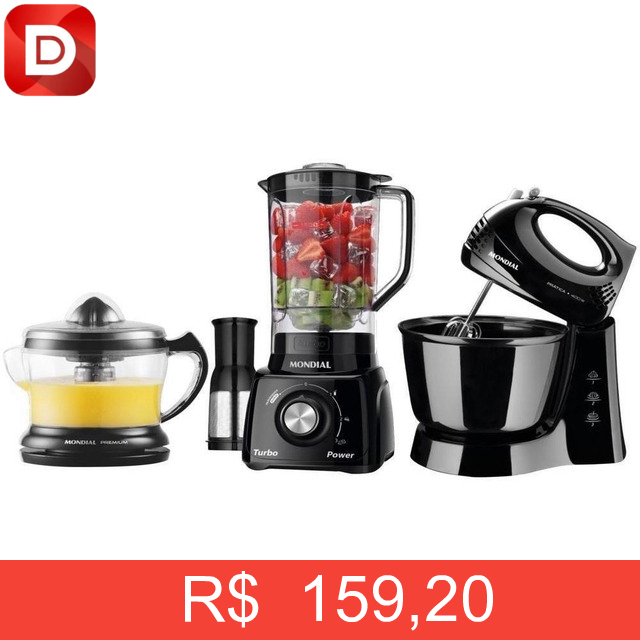 Foto do produto Kit Cozinha Mondial