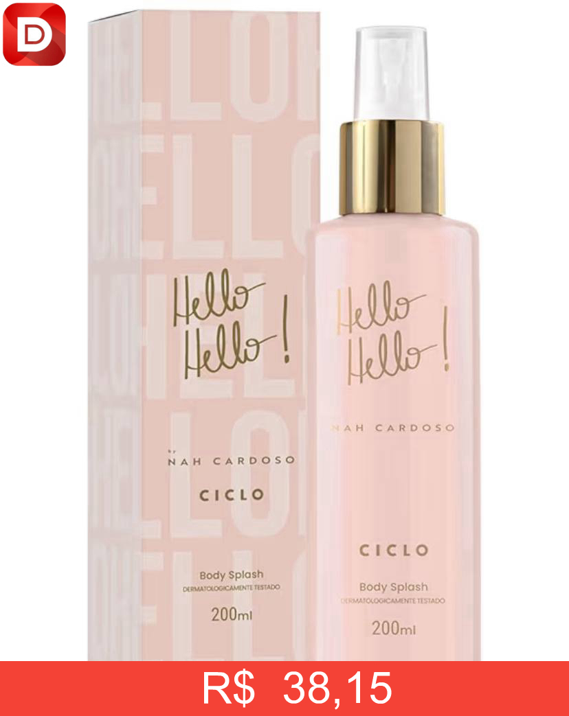Foto do produto Body Splash Nah Cardoso
