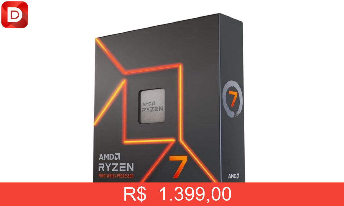 Foto do produto Processador AMD Ryzen 7 7700X