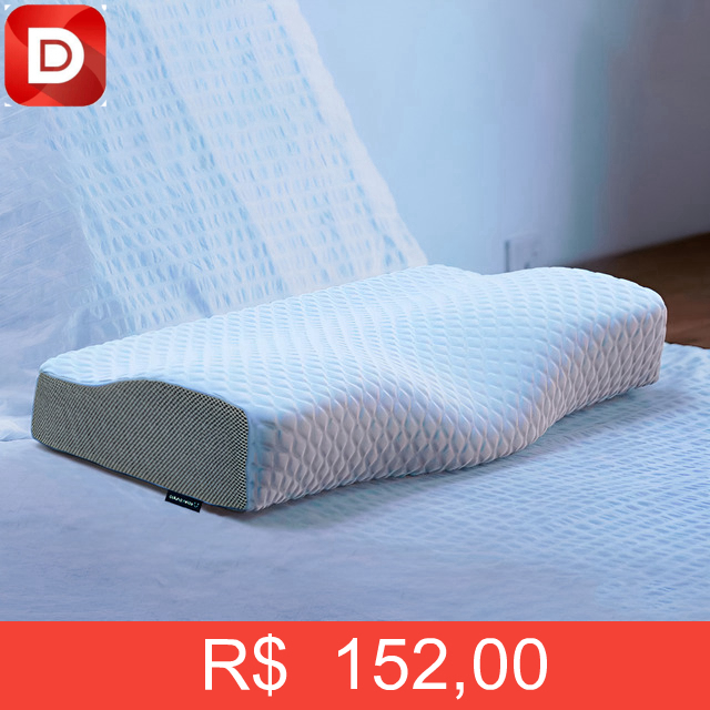Foto do produto Travesseiro Cervical Nasa Coluna Relax
