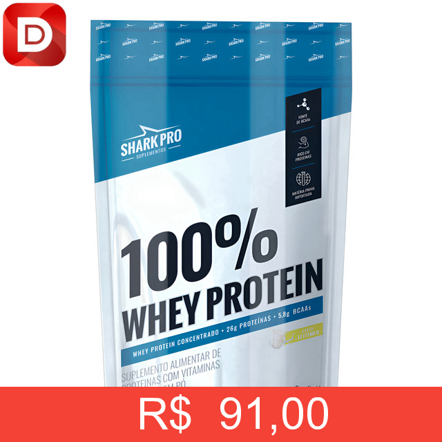 Foto do produto Whey Protein Conc Refil 900g Shark Pro